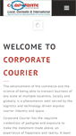 Mobile Screenshot of corporatecourier.in